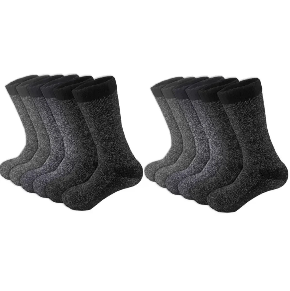 Men Winter Socks Thick Thermal Insulated Boots Heated Sox For Cold Weather Outdoor Activities