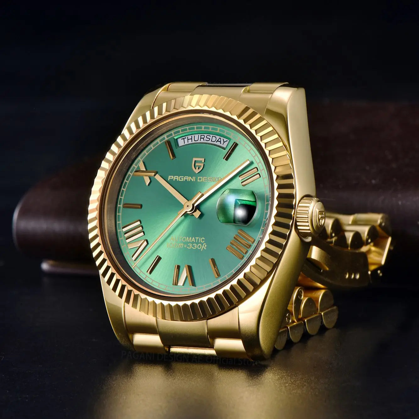 PAGANI DESIGN DD36 Gold Green V2 Men's Mechanical Watches Luxury Automatic Watch For Men 2024 New AR Sapphire glass Wrist watch