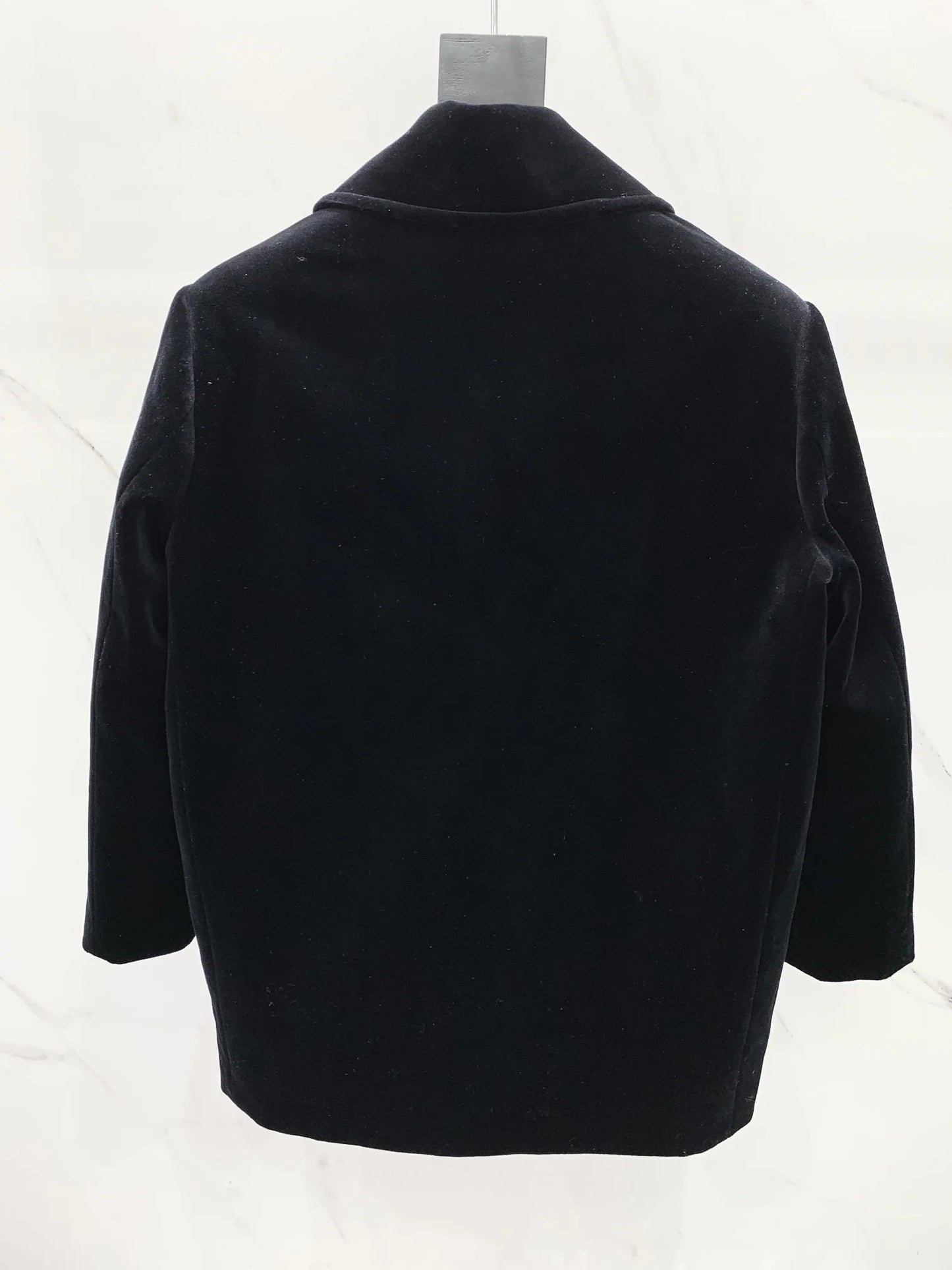High Quality Autumn Winter Women's Oversized Casual Fashion Buttons Velvet Thermal Beading Letters Cotton Jacket JQ088