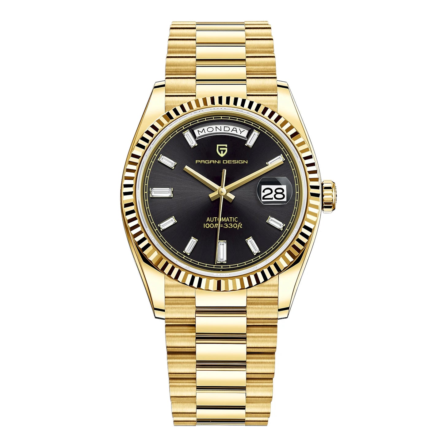 PAGANI DESIGN DD36 Gold Green V2 Men's Mechanical Watches Luxury Automatic Watch For Men 2024 New AR Sapphire glass Wrist watch