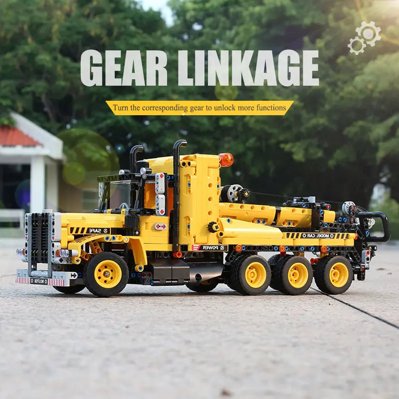 Mould King 17011 Technical Truck Toys The MOC-43434 Tow Truck Building Block Assembly Car Brick Set Kids Christmas Gift