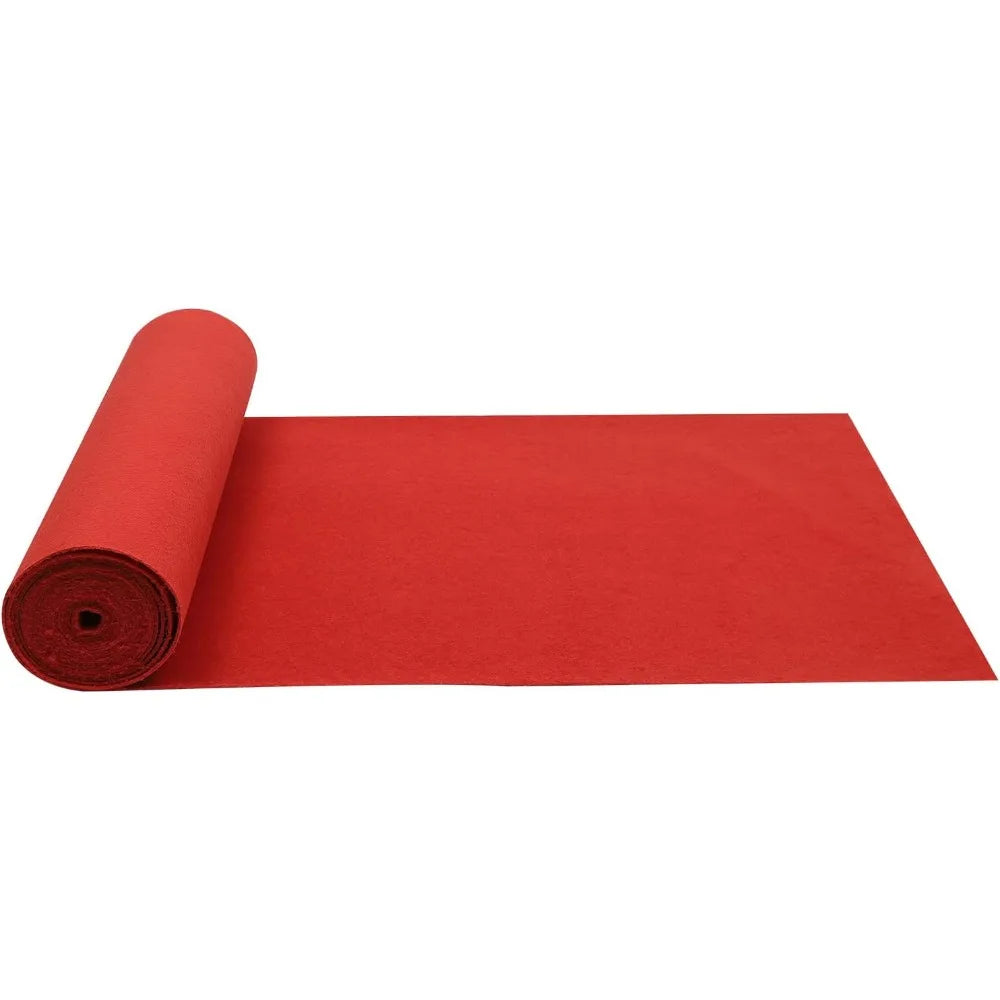 Red Carpet Runner Aisle Runner Party Runway Hallway Rug Floor Mat Prom Decorations Outdoor Carpet Entryway Rug Indoor