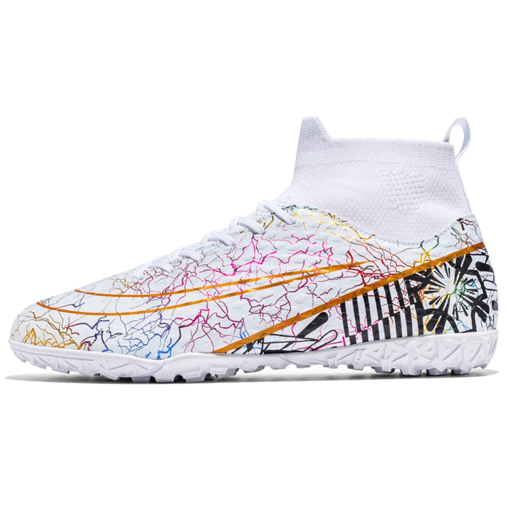 Men's and Women's Football Cleats Lightweight Outdoor Football Shoes Sports Sneaker Rugby Boots