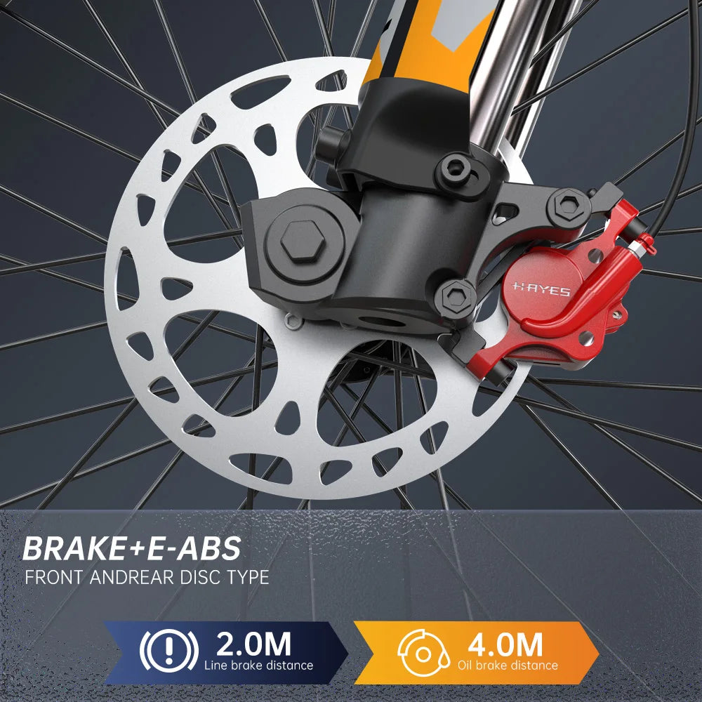 electric bike for Adults, Dual Battery, Peak 2900W 52V, Dual 20Ah, 25inchTires,off-road Mountain E-Bike, Electric Bicycle