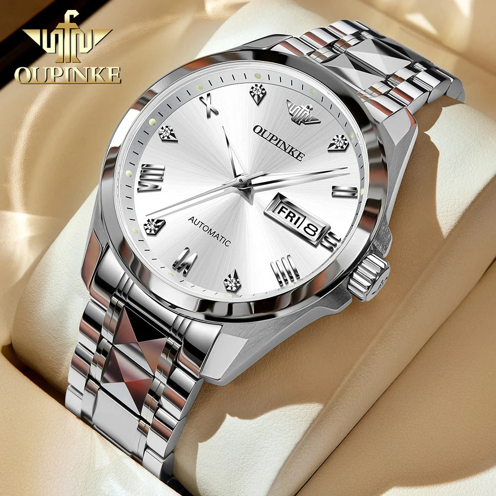 OUPINKE 3171 Fashion Ladies Watches Bracelet Set Box Automatic Mechanical Watch for Women Date Brand Original Luxury Wristwatch
