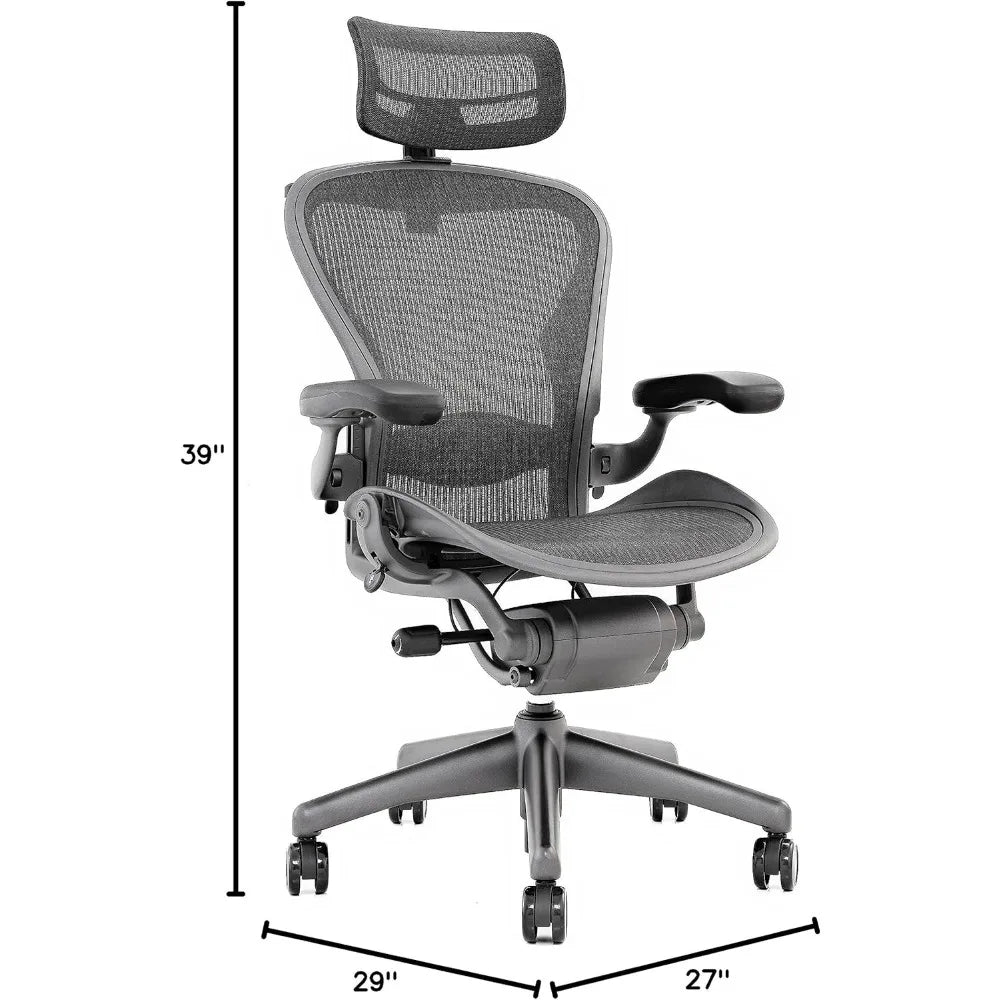 Open Box Aeron Fully Loaded, Adjustable Headrest, Aluminum
