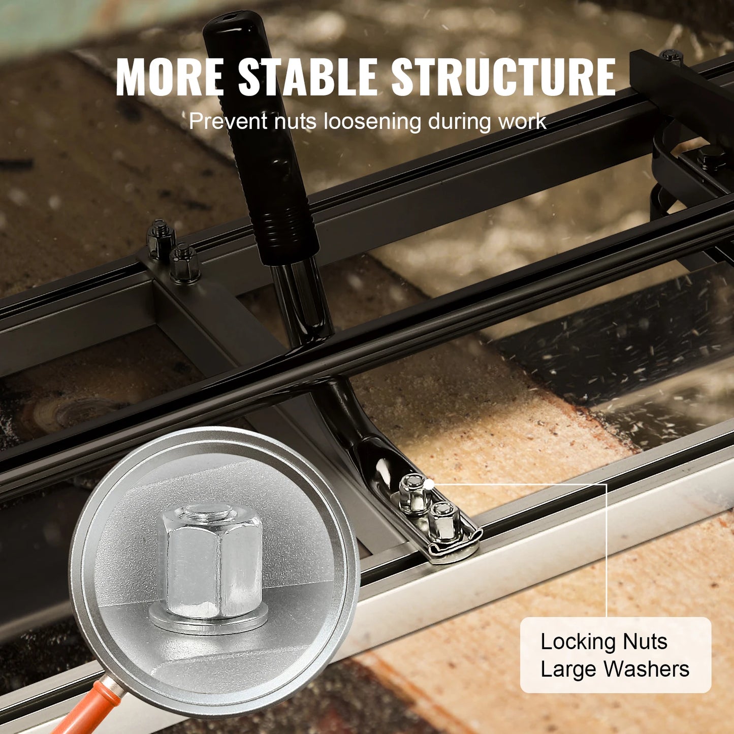 SucceBuy Chainsaw Mill Planking Milling 36 48 Inch Guide Bar Wood Lumber Cutting Portable Sawmill Aluminum Steel Chain Saw Mill