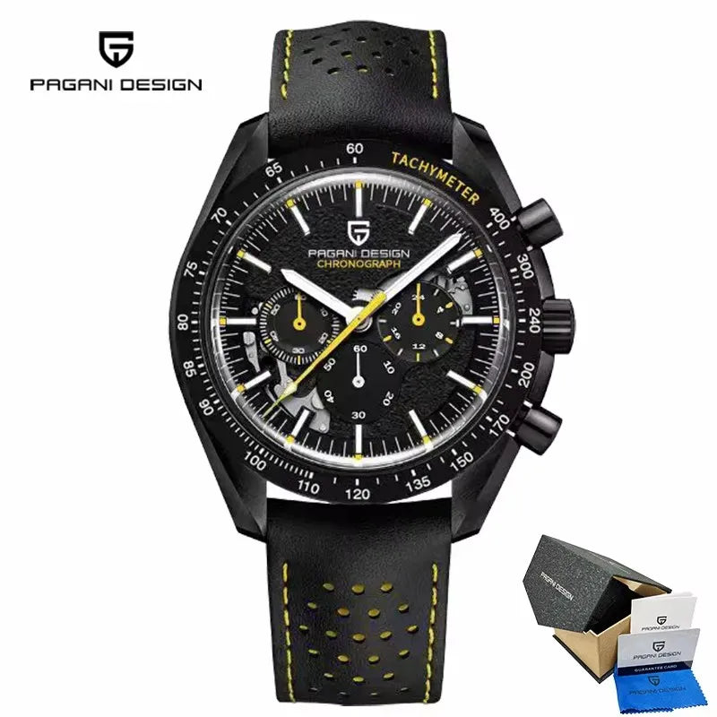 Pagani Design Mens Chronograph Watch Quartz Waterproof