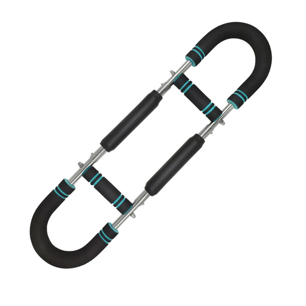 Adjustable Arm Trainer with Foam Handle Wrist Strength Exerciser U-Shaped Chest Expander for Indoor Outdoor Fitness Equipment