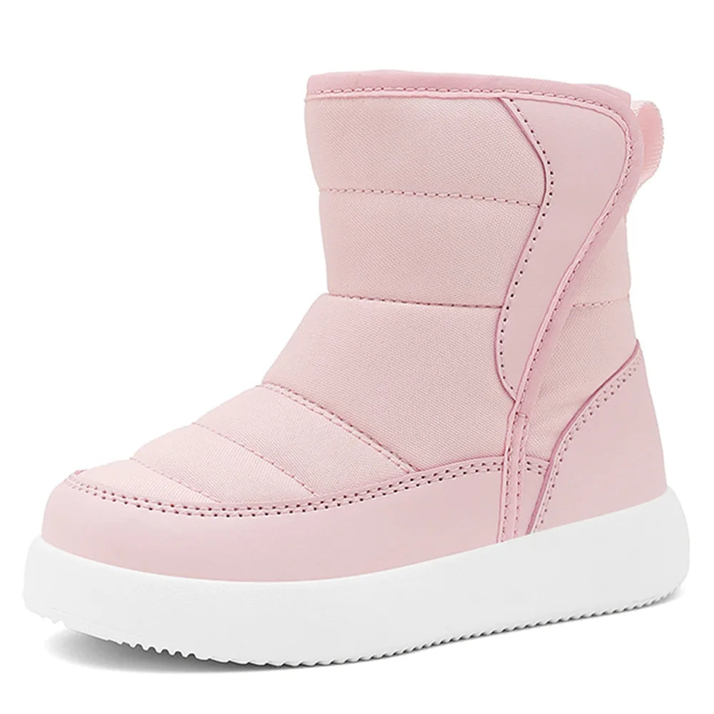 Toddler Snow Boots Waterproof Warm Fur Lined Unisex Outdoor