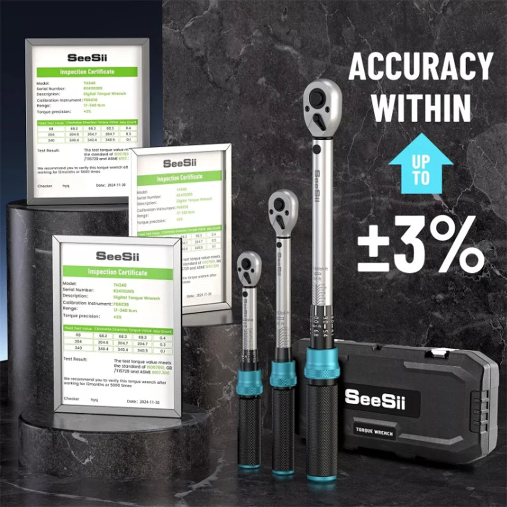 Seesii Ratchet Wrench Set Tools Full Professional Novelty Socket Sets Flat Wrenches Automotive Mechanical Hand Torque Car