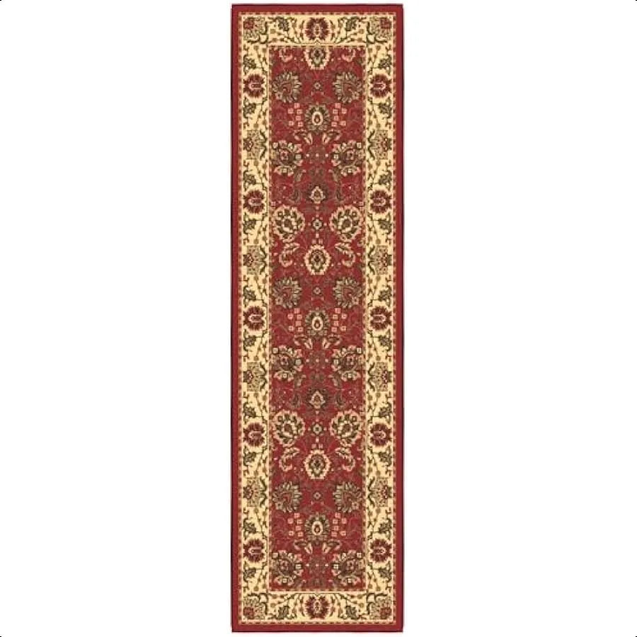 Hallway Runner Rug 1 Foot 10 Inches x 7 Feet Non Slip Oriental Area Rug Easy to Clean Durable Pet Friendly Floor Carpet