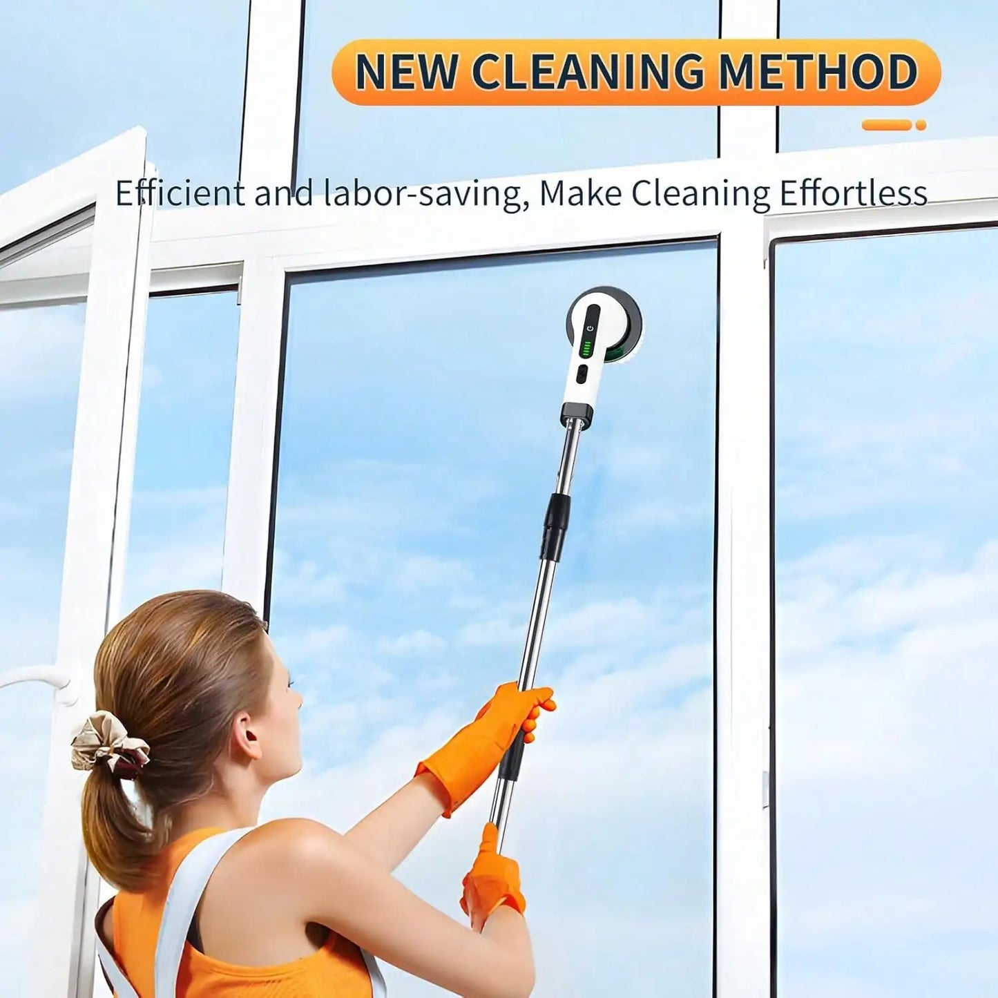 9-in-1 Electric Cleaning Brush Electric Spin Cleaning Scrubber Electric Cleaning Tools Parlour Kitchen Bathroom Cleaning Gadgets