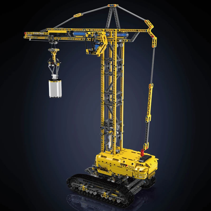 Mould King 17059 Technical Car Toys Remote Control Crawler Crane Model Compatible With 42042 Building Block Kids Christmas Gift