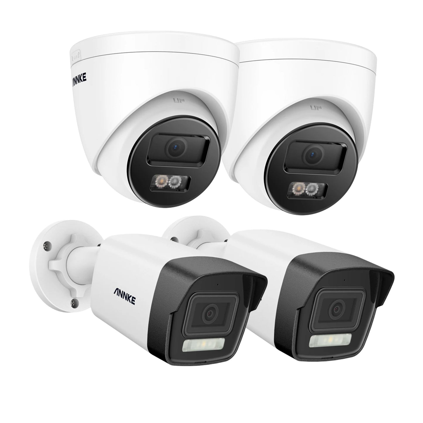 Annke 12MP HD IP Security Camera Poe 6K Dual Light Audio Fixed Bullet Camera Human Vehicle Detection 256G SD Storage ONVIF IP67