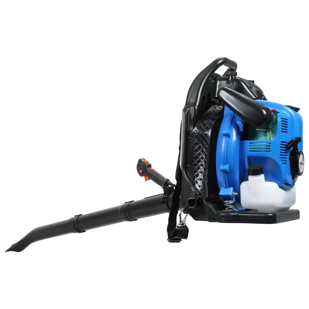 75.6CC Gas Powered Backpack Leaf Blower 750CFM 4-Stroke Snow Blowers Garden Power Tools for Lawn Care Yard Dust Debris