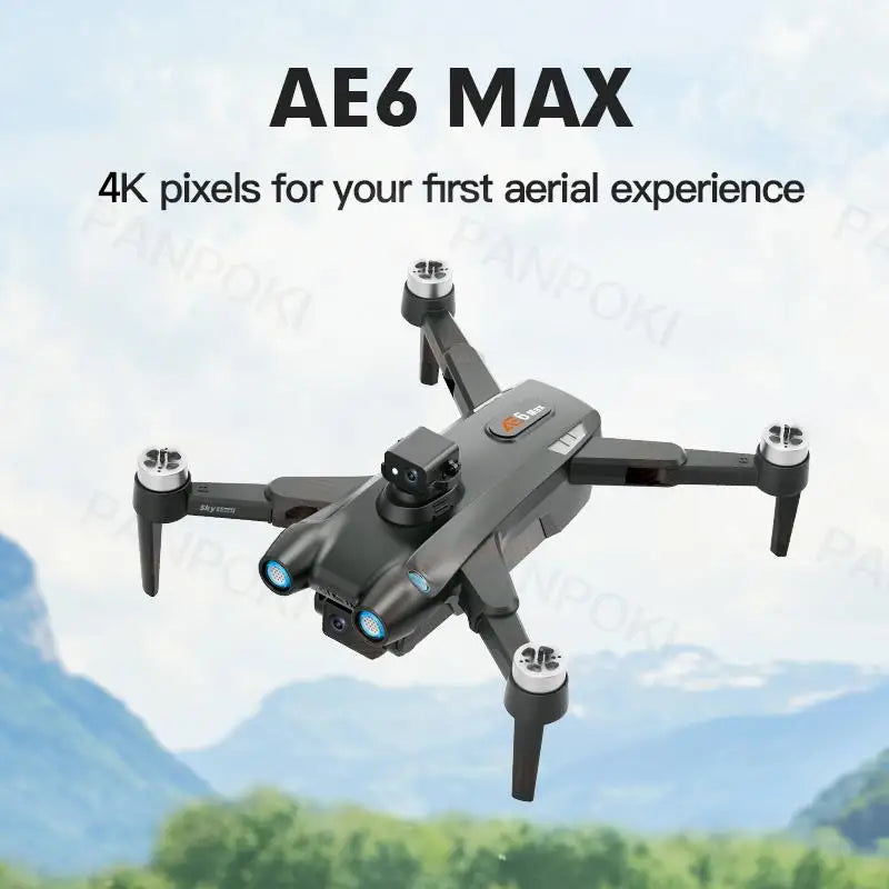 2025 New AE6 Max Drone 4k Profesional GPS 2KM Quadcopter with 5G Camera TransmissIion Wifi FPV drone helicoptero Toys for Boys