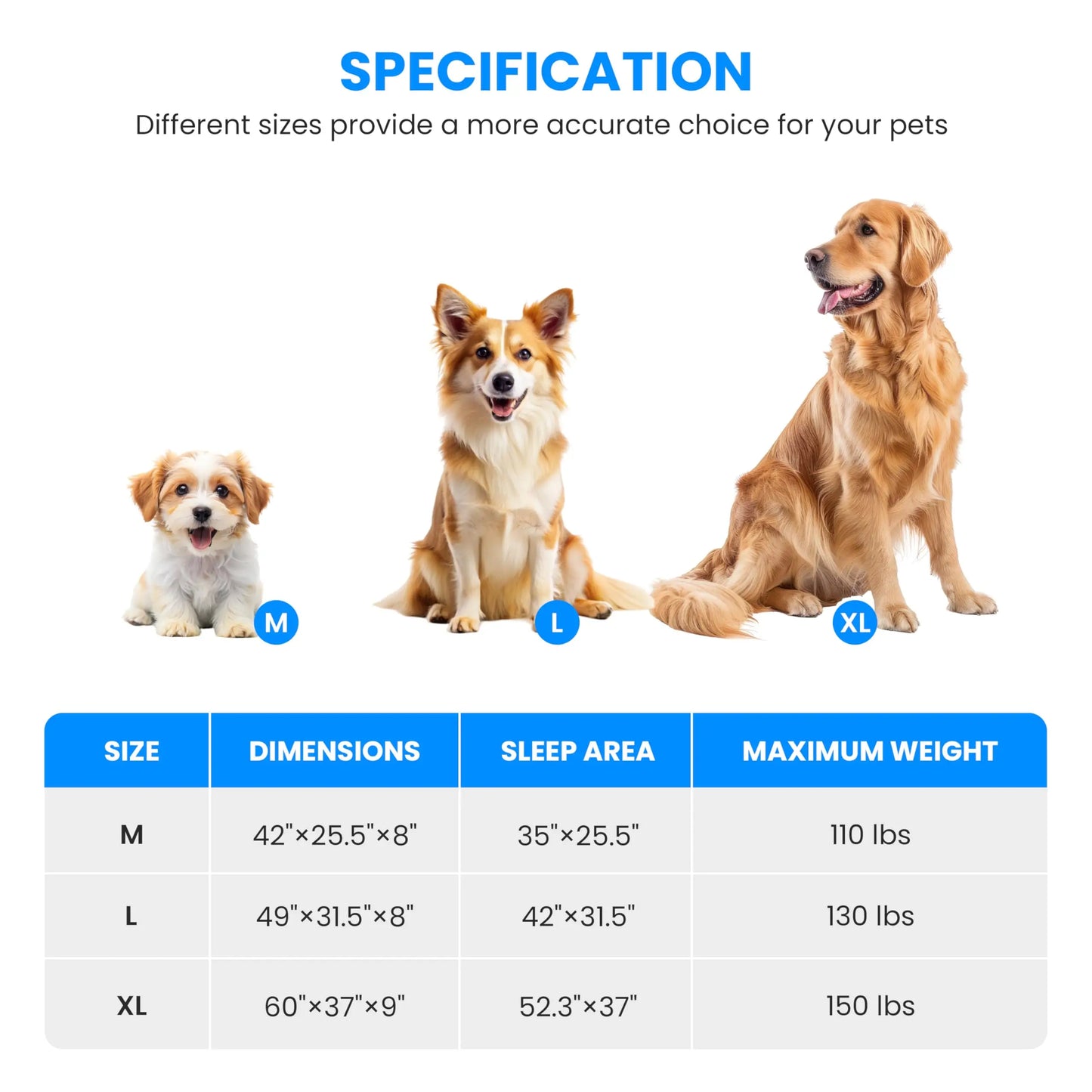Cooling Elevated Dog Bed Outdoor Raised Portable Dog Cot Beds No-Slip Feet Durable Portable Pet Hammock Bed,