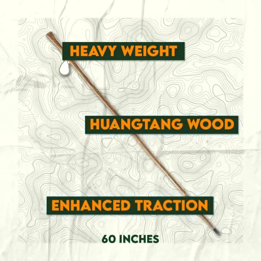 Survivor Ries Paracord Hiking Walking Stick 12 Ft 440 Lb