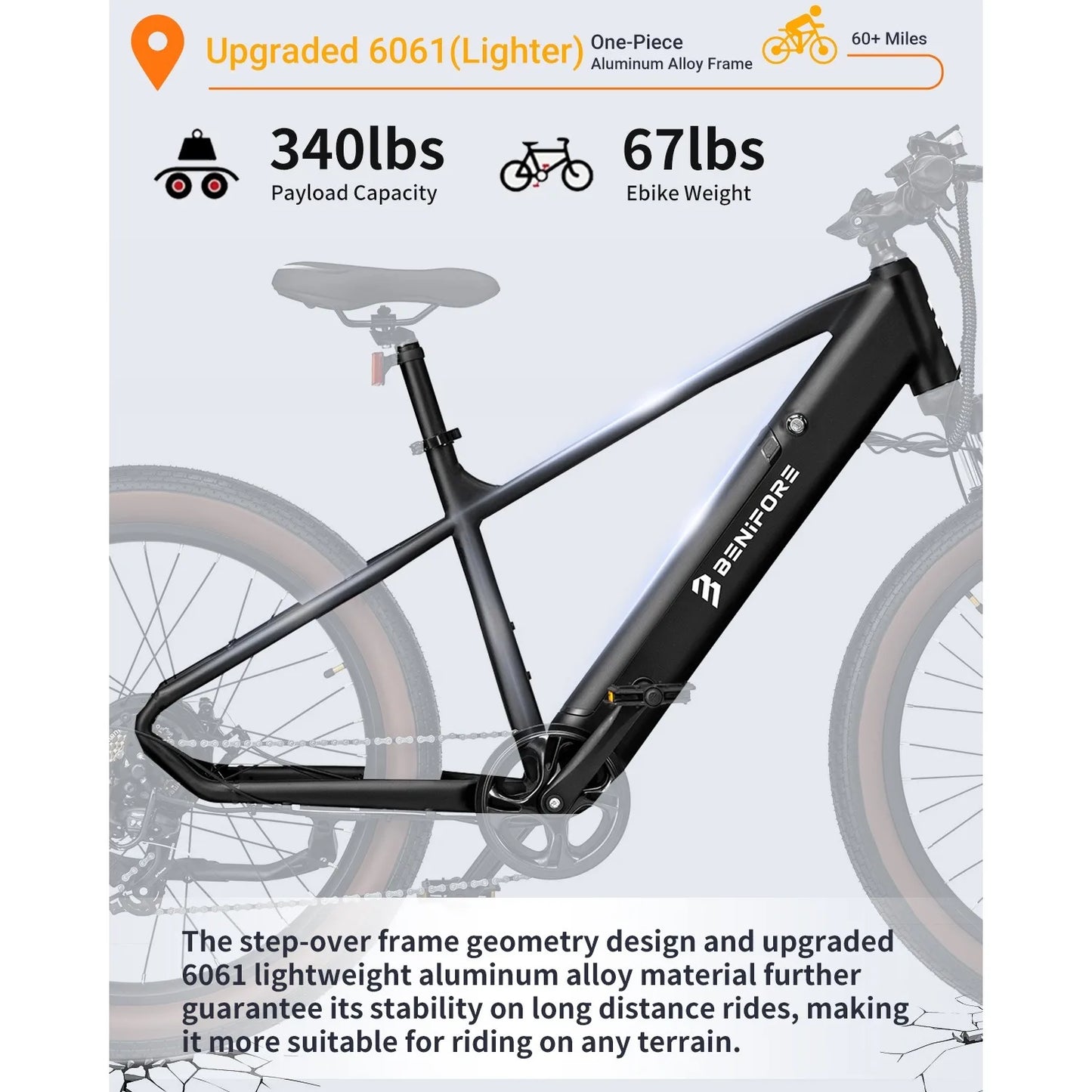 LUCKEEP C26 Aldult EBike 750W Motor 48V15AH Removable Battery City Electric Bikes 26*3.0-inch Off-road Mountain Electric Bicycle
