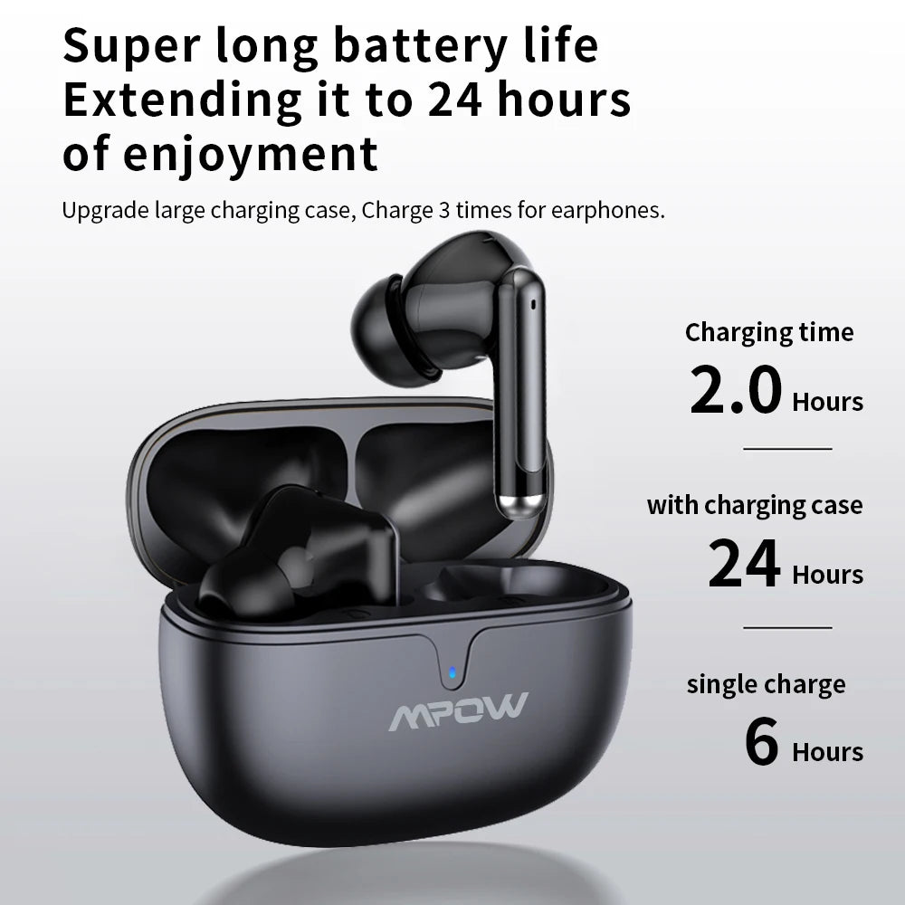 Mpow S65 True Wireless Earbuds Bluetooth 5 3 30H Playtime