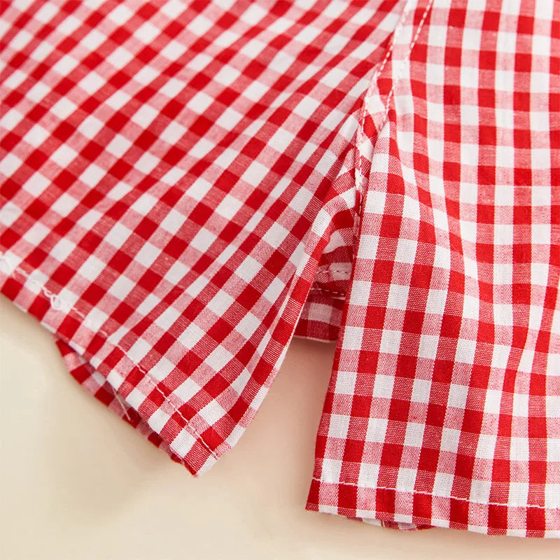 Fashion Pure Cotton Plaid Women's Shorts Casual Underwear Home Use Sexy Slim Fit Wide Leg Pants Breathable Bright Briefs Outdoor