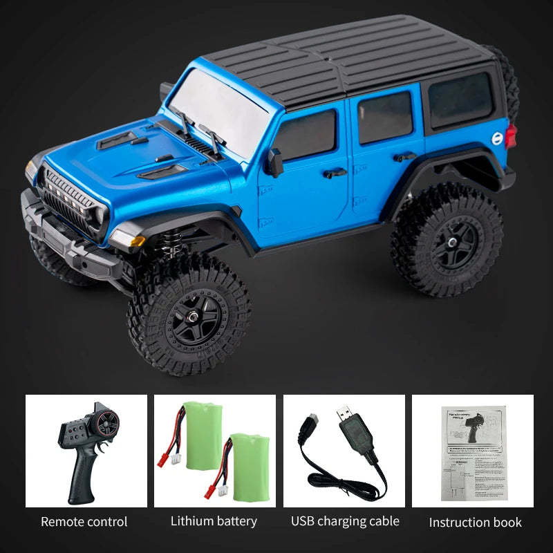 1:18 RC Car C8801 RC Model Simulation Jeep 2.4G Full Scale Off-Road Crawler Climbing Remote Control Car Toy Gift For Boys