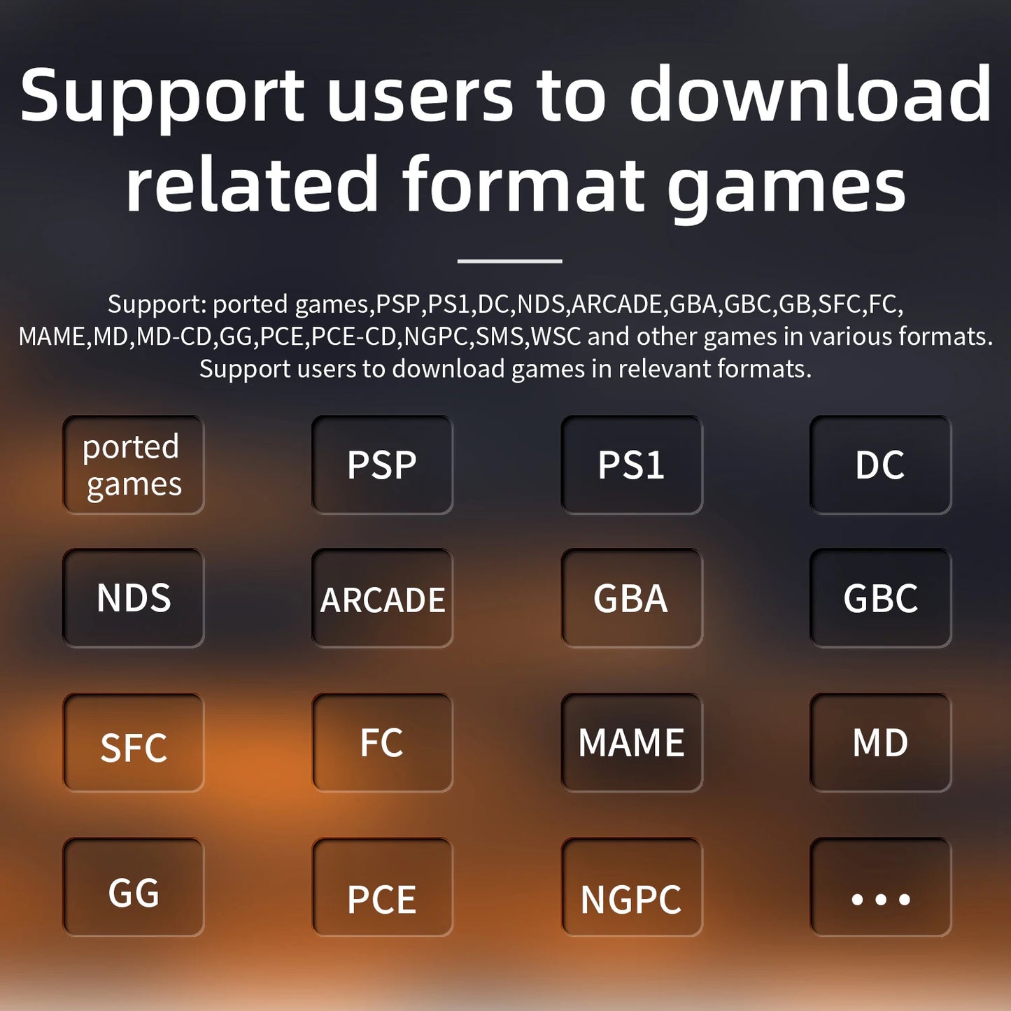 ANBERNIC RG35XX H Handheld Game Console Linux 64bit Retro Video Gaming Players 5K Classic Games Support HD Output WIFI Bluetooth