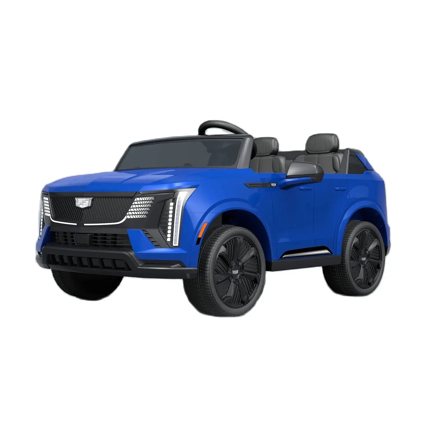 24V Ride On Car, Electric Vehicle With Remote Control, 2 Seater, 4-Wheel Shock Absorbers, Smooth Start, Led Lights For Kids