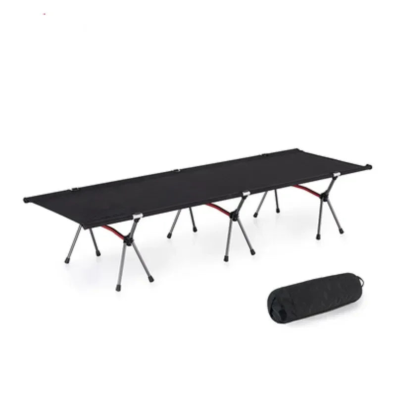 Camping Cot Outdoor Exquisite Camping Folding Bed Lightweight and Portable Car Picnic Seating Stable and Comfortable Single Bed