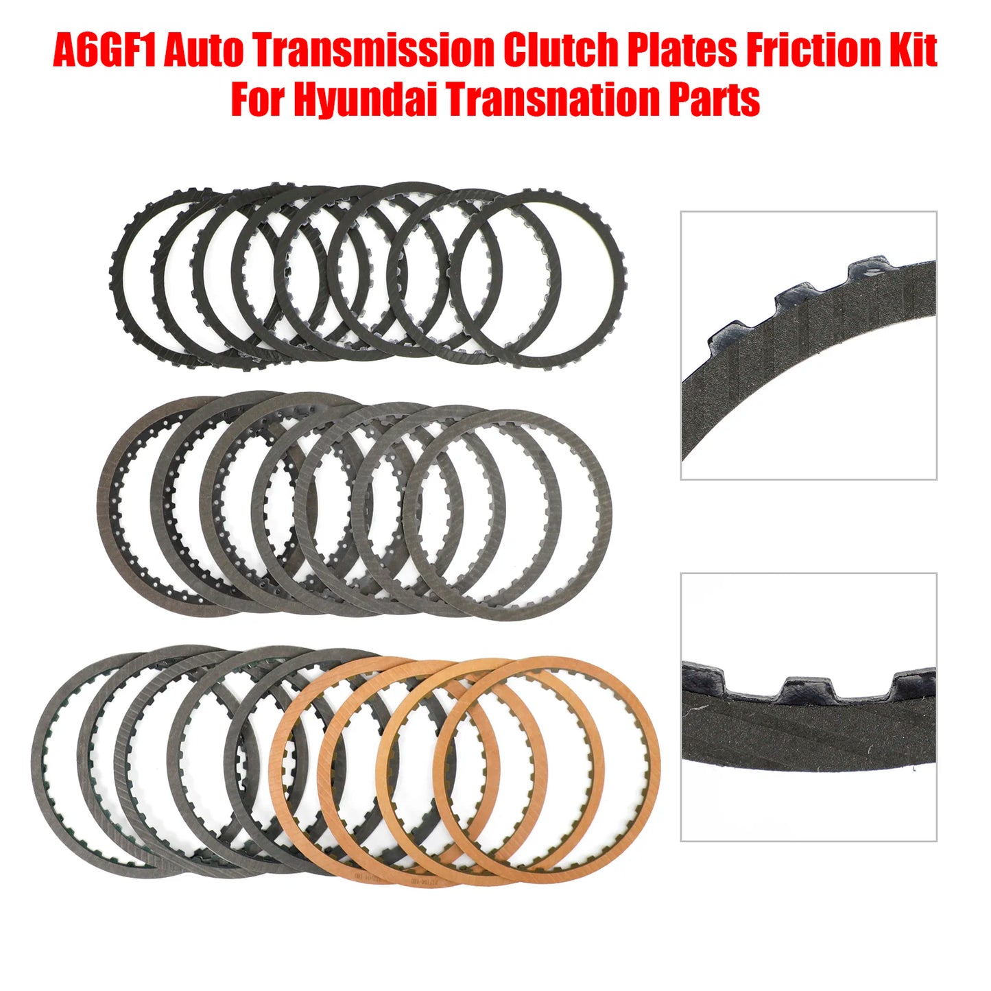 DARUPSUN A6GF1 Auto Transmission Clutch Plates Friction Kit For Hyundai Transnation Parts