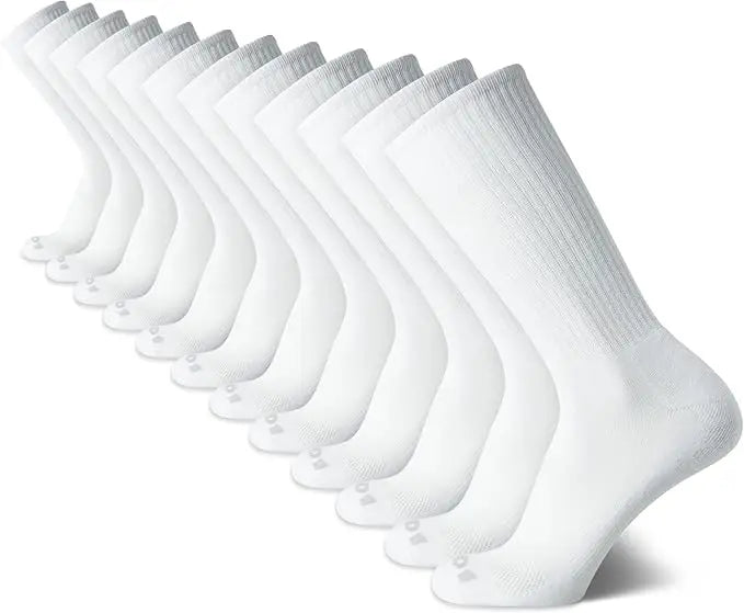 12 pairs of performance cushioning, comfortable and breathable socks, hiking socks, running socks, sports socks (38-44)