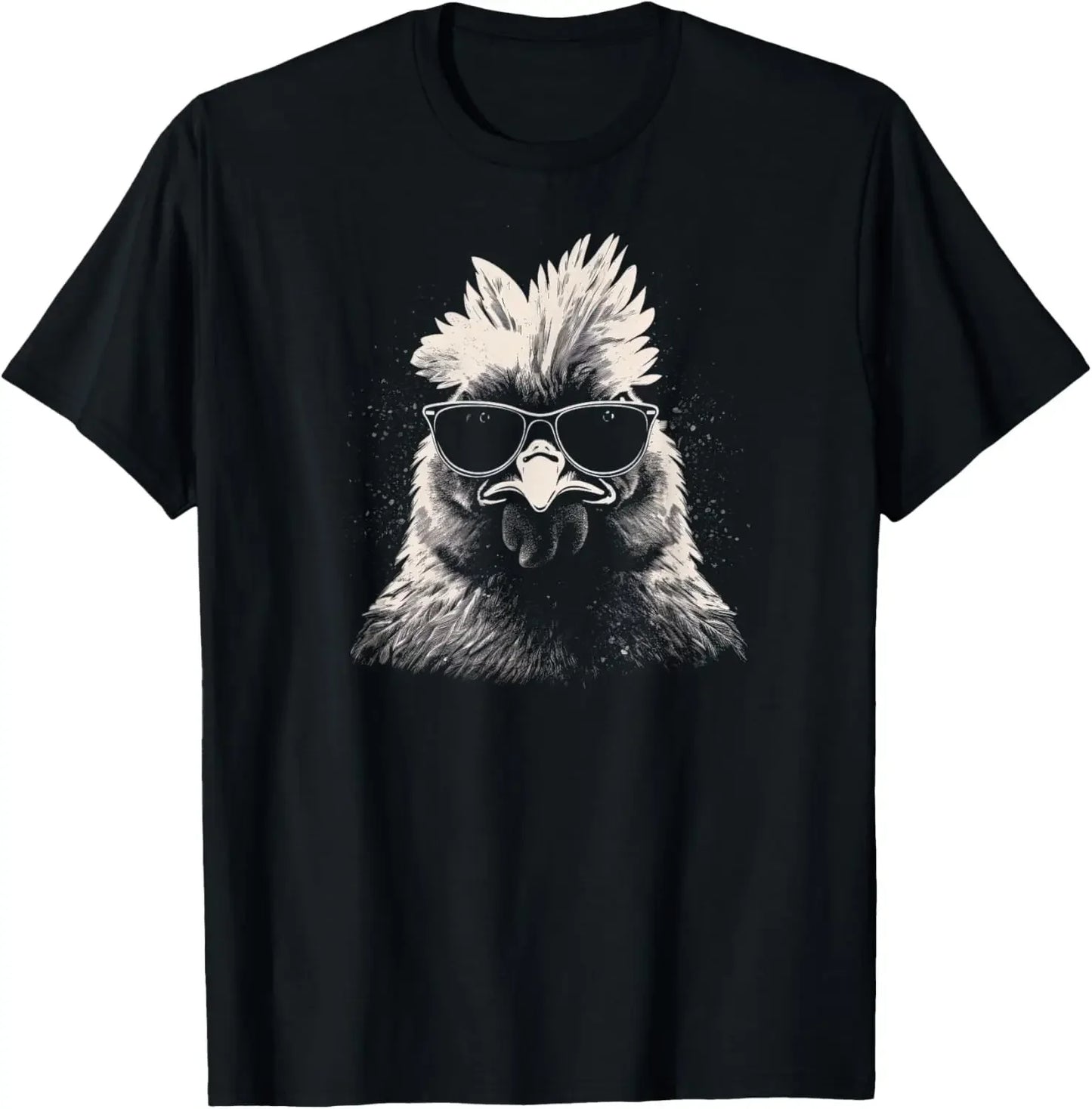 Funny Chicken cool Graffiti Urban art street,Quality short sleeves