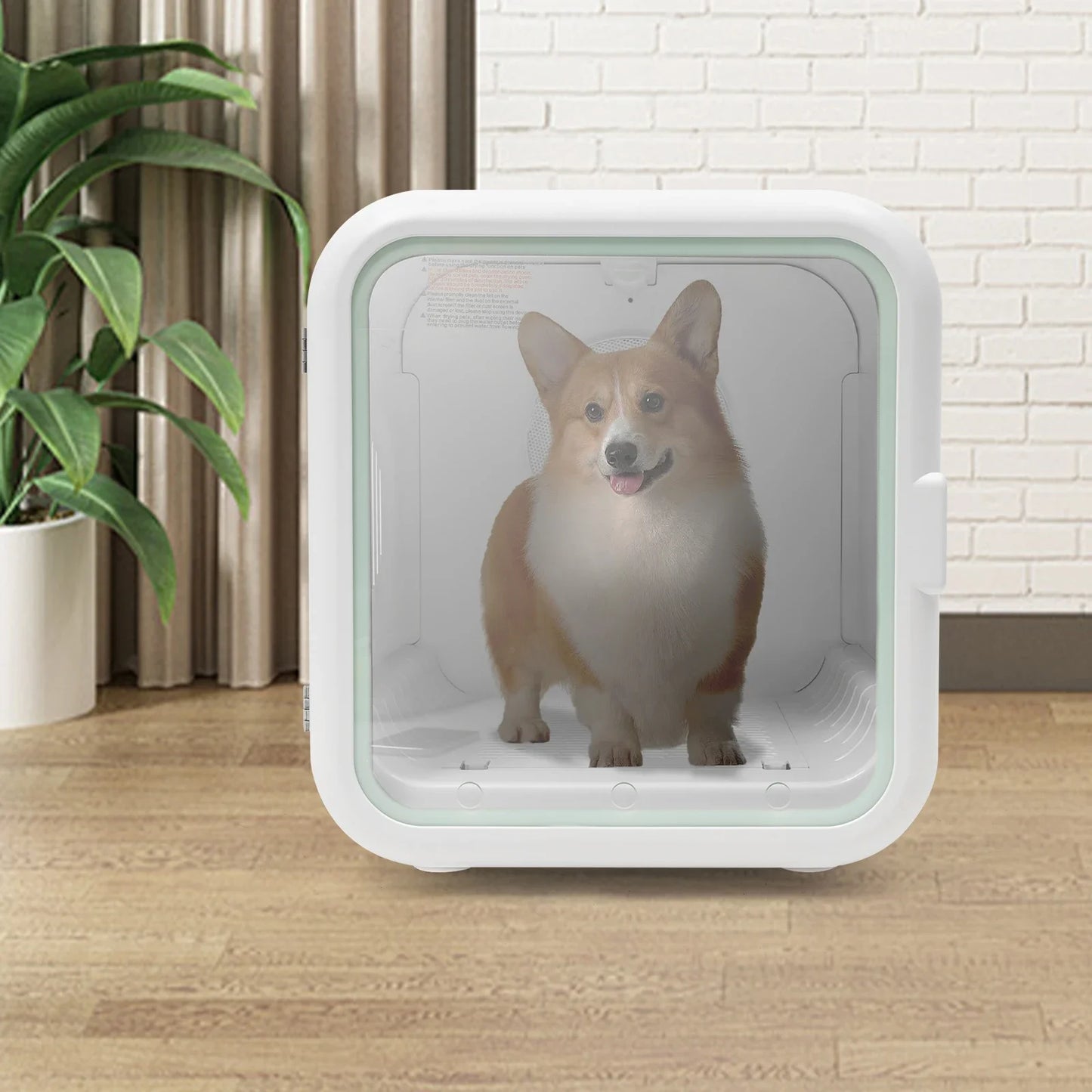 Professional Pet Dryer Box, 800W Adjustable Temperature (71-113°F) for Dogs/Cats, 35dB Quiet Operation, Fits Pets Up to 22lbs