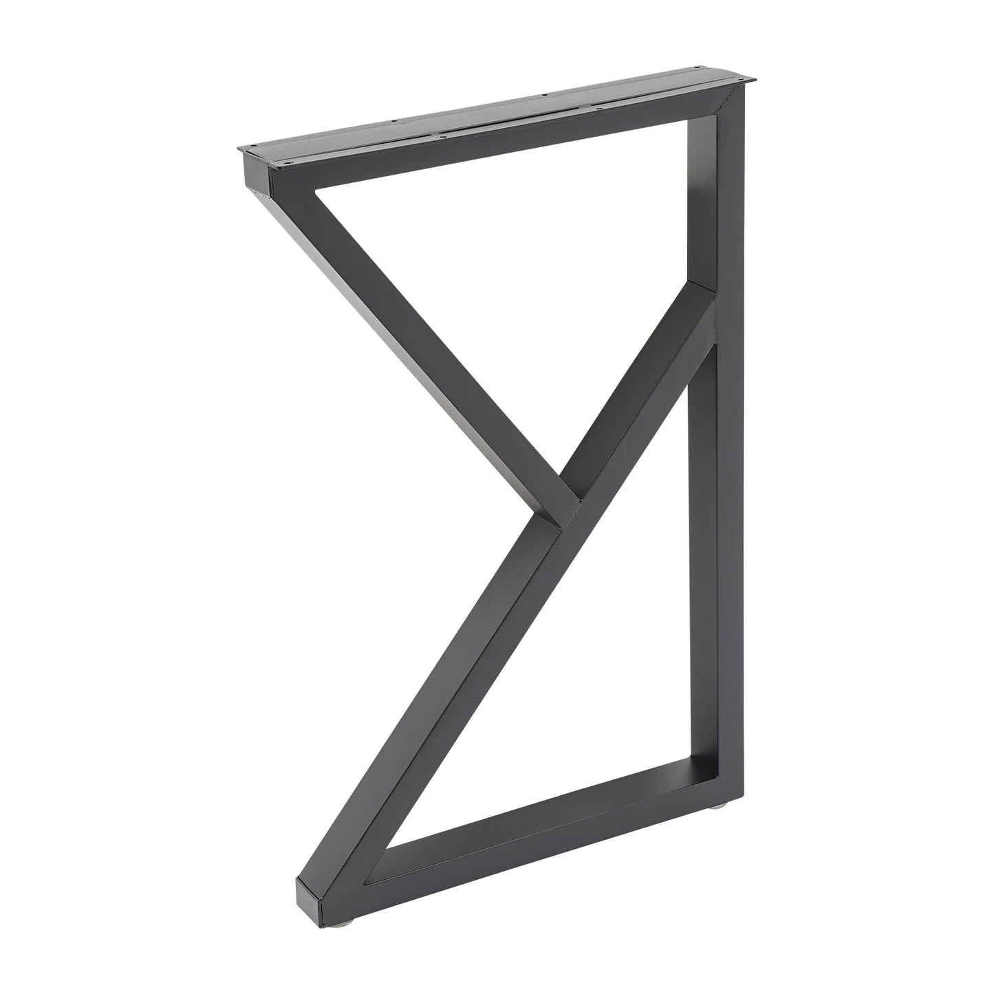 Sturdy Foldable Hairpin Table Legs with High Weight Capacity, Adjustable Feet for Floor Balance, Industrial Style for Furniture