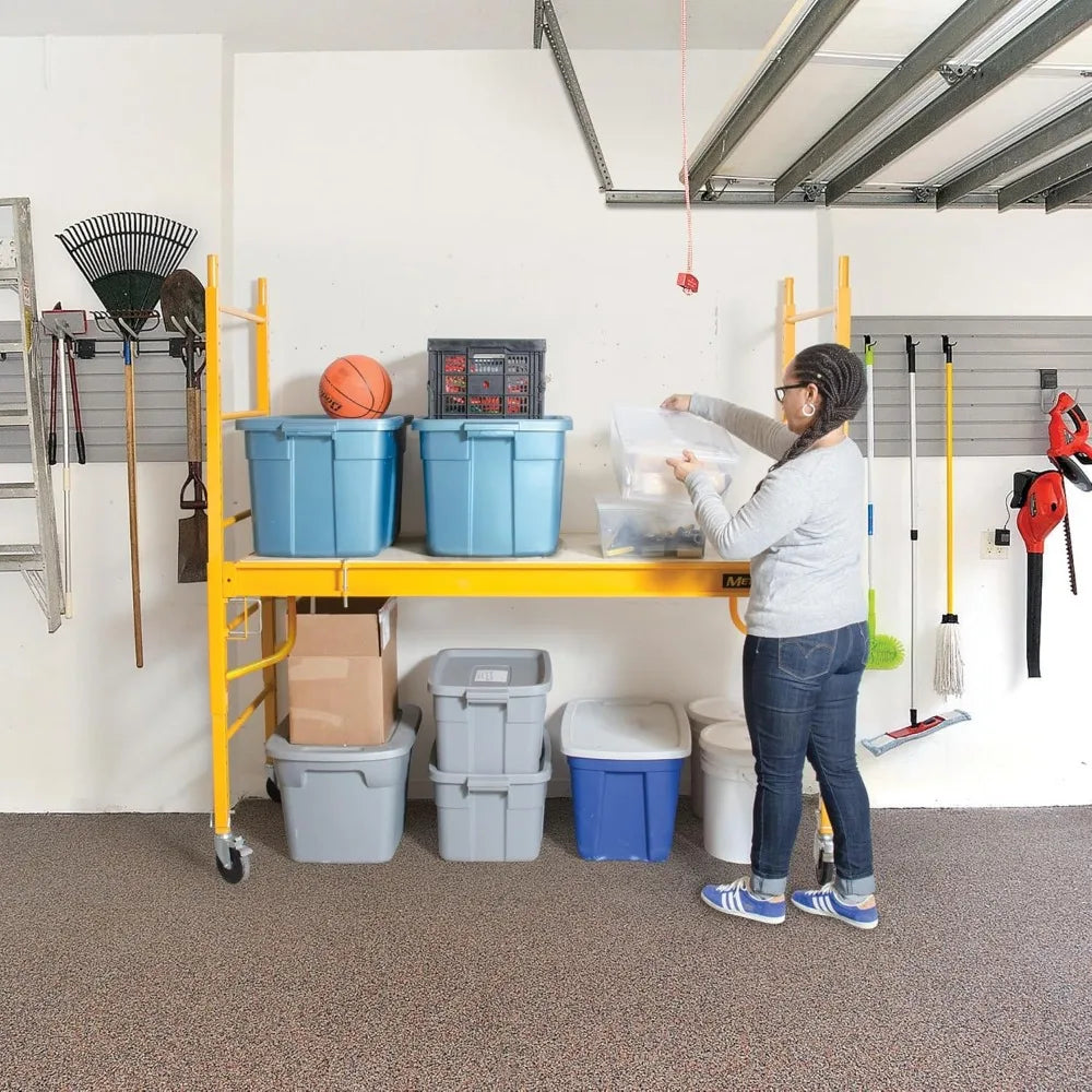 Scaffolding Platform, Bakers Scaffold Ladder Roofing Equipment, 6 ft New upgrade Upgraded version Innovative design