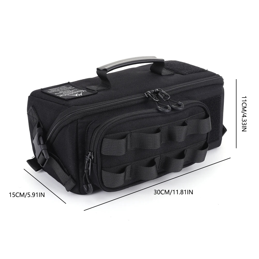 Outdoor Camping Handbag 600D Oxford Fishing Tool Storage Bag Large Capacity Camping Cookware Organizer for Outdoor Hiking