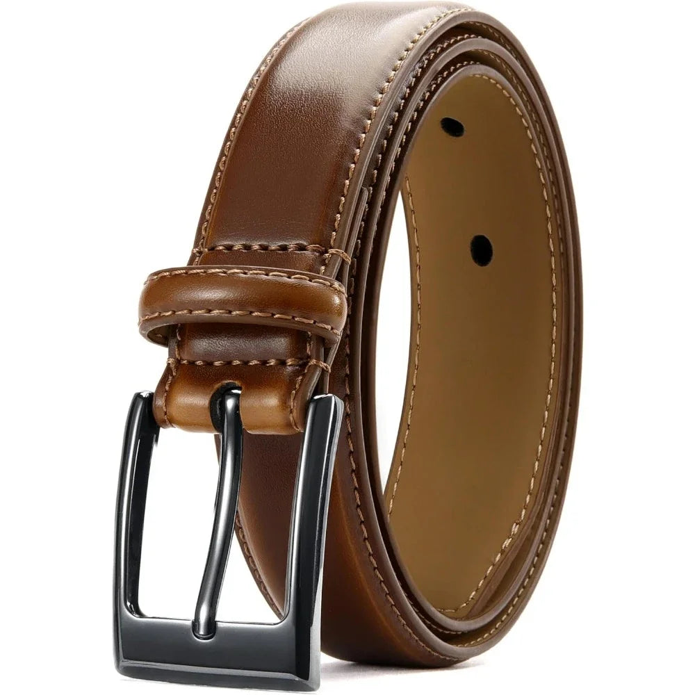 Mens Leather Belt Gift For Men Dress Shoes Companion