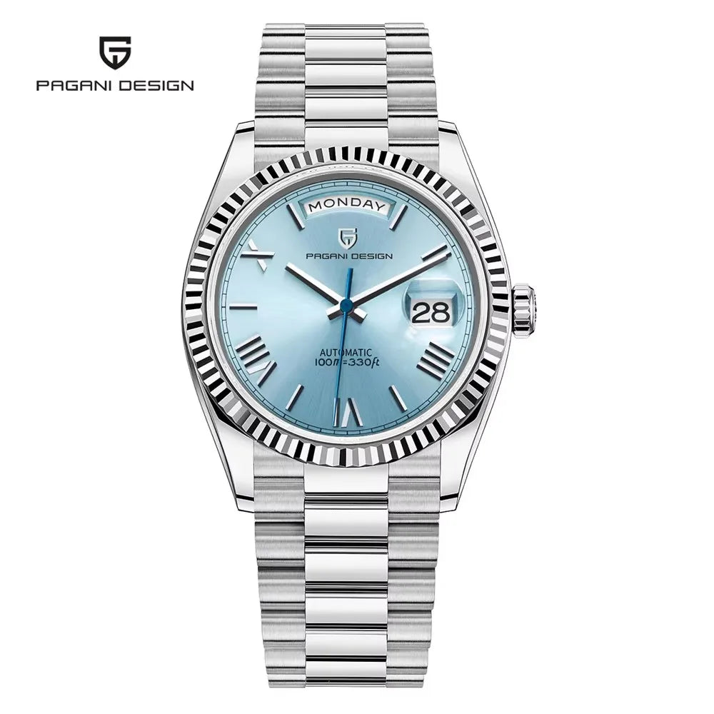 PAGANI DESIGN DD36 Men's Watches Rose Gold Luxury Automatic Watch For Men Mechanical Wristwatches Sapphire Mirror Clock Gift Man