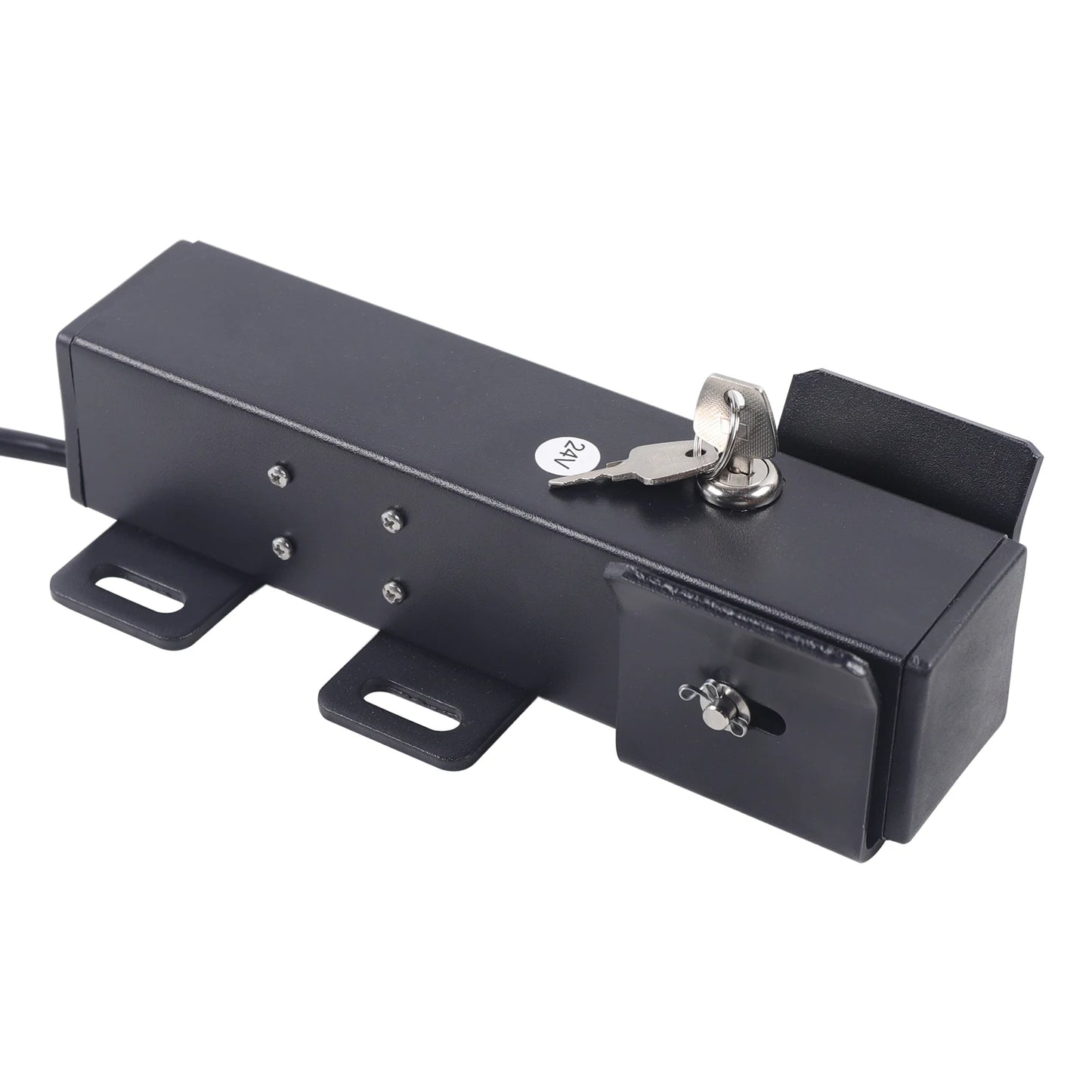 24V Electric Double &r Single Sliding Door Lock Automatic Gate Latch Locks Rotary Control By Gate Opener