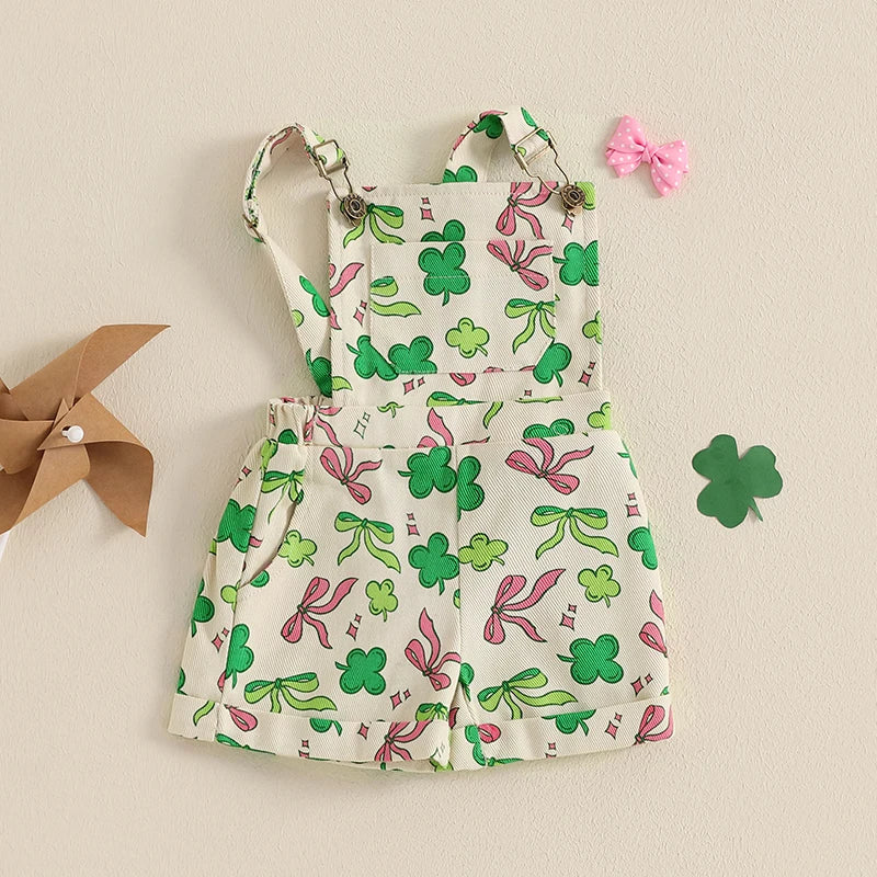 Toddler Girl Sleeveless Denim Overalls with Ruffle Straps and Floral Embroidery Detail Cute Jumpsuit for Baby Girls