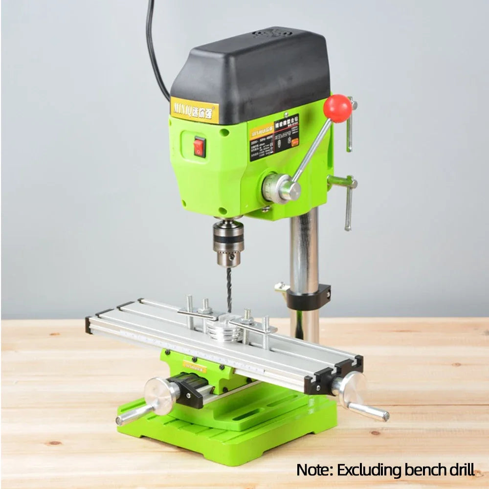 ALLSOME MINIQ Multifunction Drill Vise Fixture Working Table Mini Precision Milling Machine Worktable