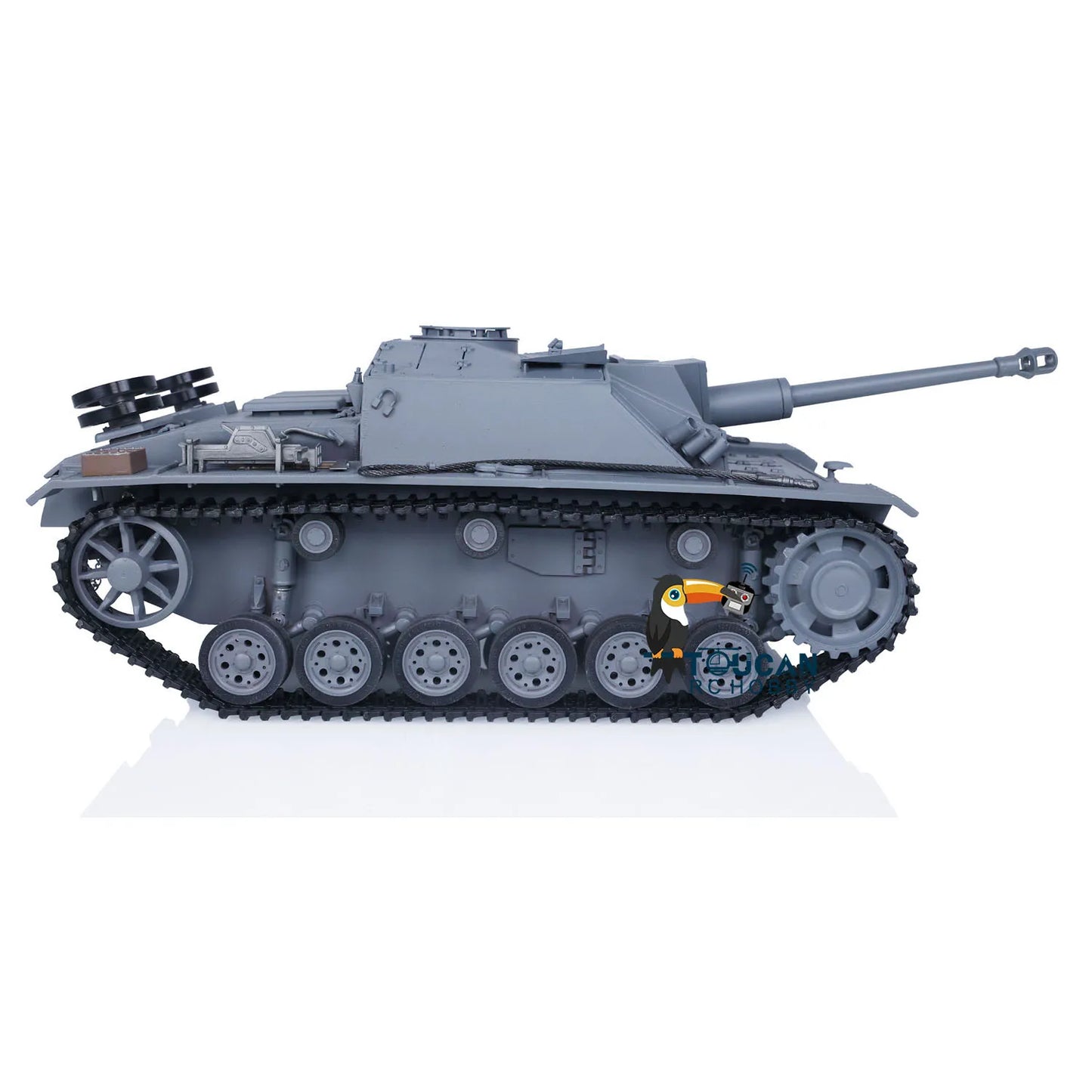 US Stock 1/16 Mato RTR Metal Stug III RC Tank Infrared Barrel Recoil Grey Color 1226 Ready to Go Radio Control Panzer Model Toy