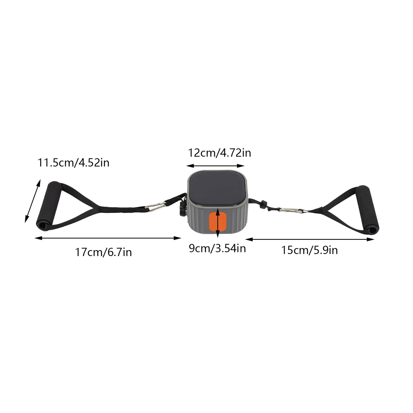 Portable Strength Training Pump for Home Gym & Travel: Compact Design with Carry Bag