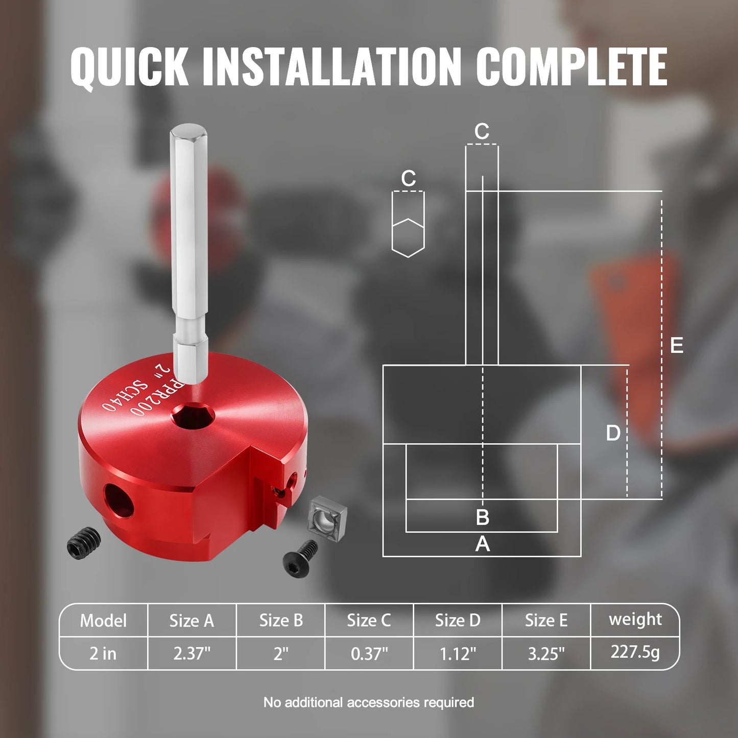 SucceBuy PVC Pipe Reamer Aluminum Alloy for Use with SCH 40ABS/PVC/CPVC Pipes Clean Solvent Cement Remnants for Drain Vent Lines