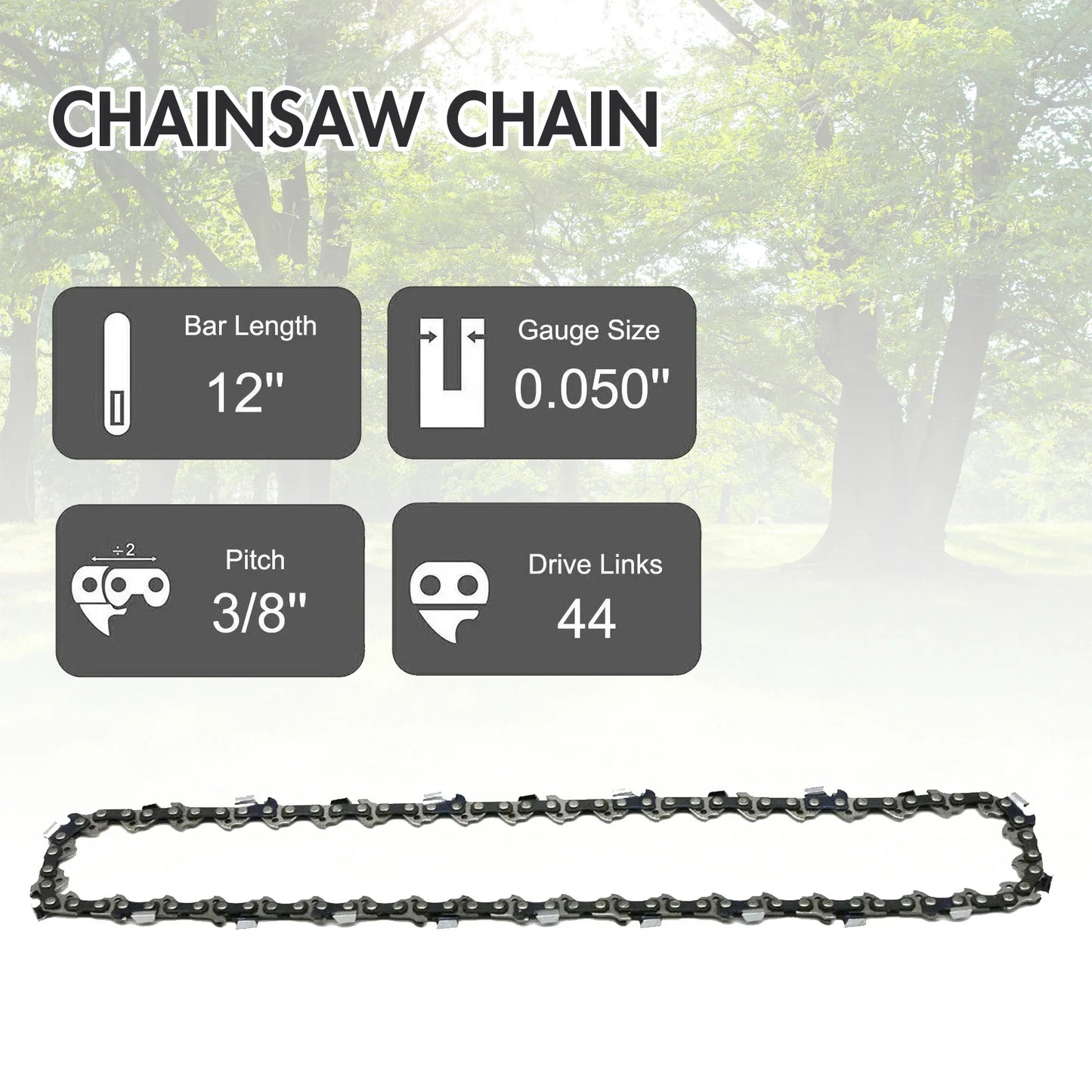 Lightweight Portable Chain Saws Gasoline Chain Saws  Small Chain Saws 12 inches for Tree Wood Branch Cutting Farm Garden Ranch