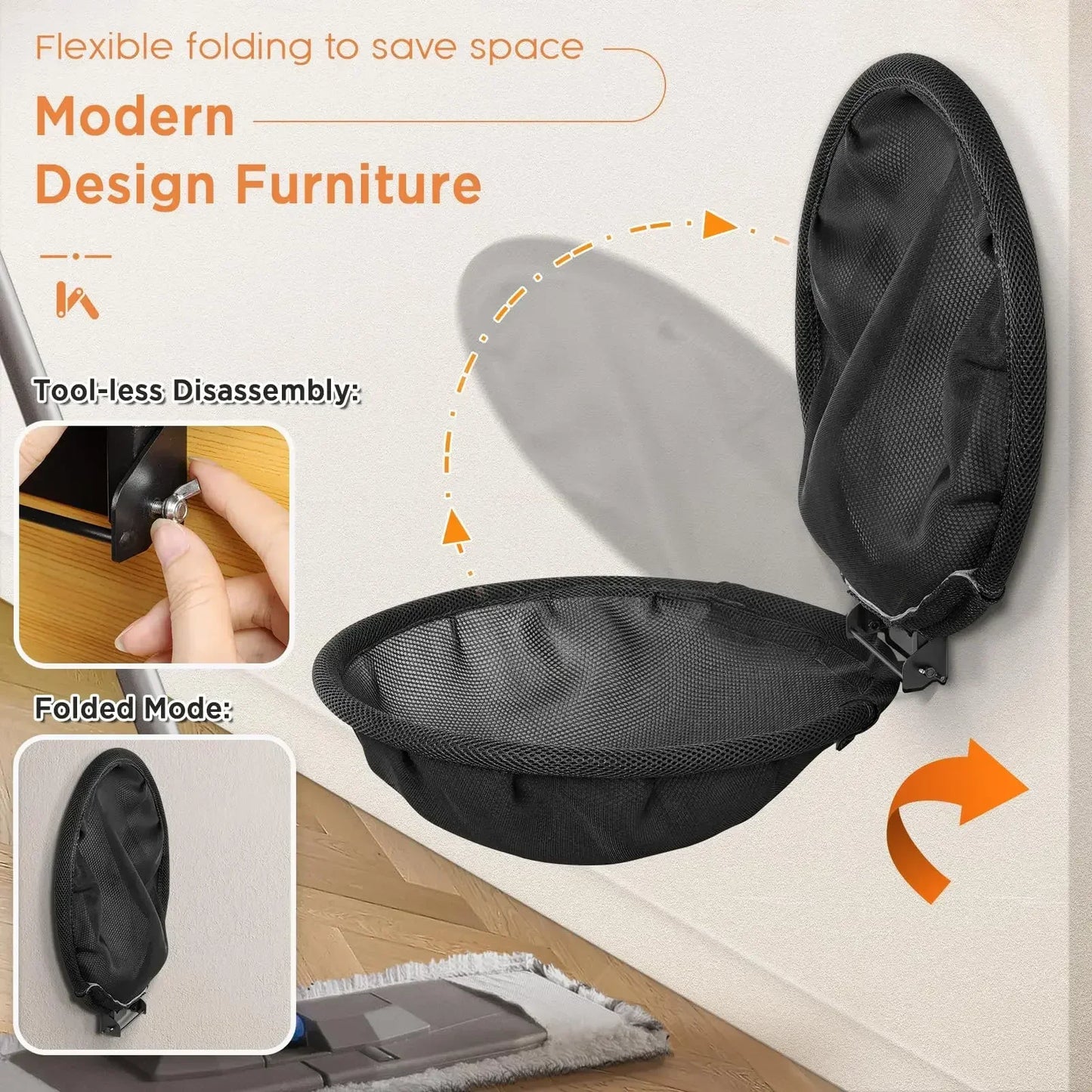 Cat Hammock Bed Wall Mounted Foldable Stable 42cm Cat Beds Breathable Cats Wall Shelf for Sleeping Playing Climbing Accessories