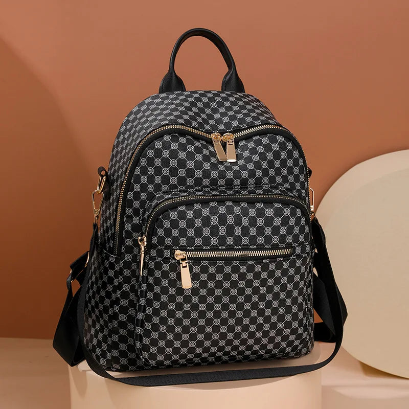 Vintage Printed Backpack for Women – 2023 New Fashion High-Quality Travel & Casual Shoulder Bag