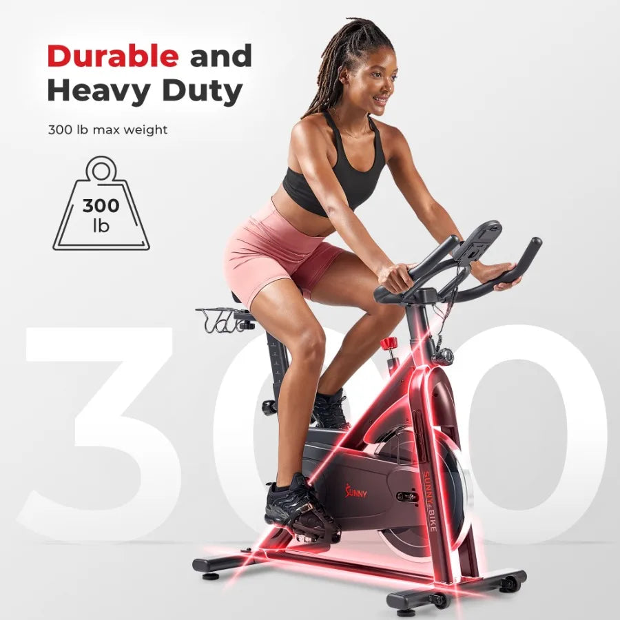 Indoor Cycling Bike with Device Mount w Smart Bluetooth