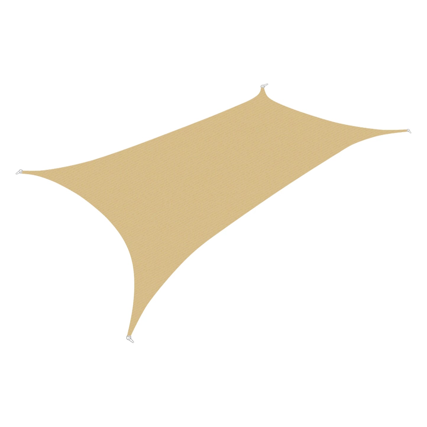 HDPE Outdoor Sunshade Sail 13.12x19.69ft UV Resistant